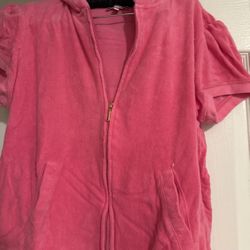 Juicy Couture Short Sleeve Zip Women’s XXL