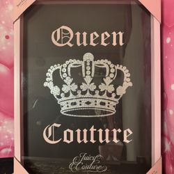 Large Juicy Couture Wall Art NWT 18x24”