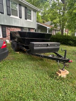 Dump trailer size  6x12