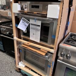New In Box David Double Wall Oven Stainless Steel 30”