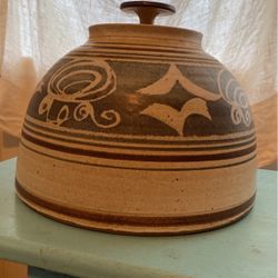 Hand Thrown Cookie Jar By Local Artist