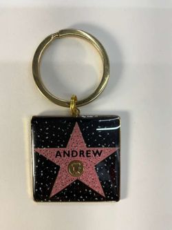 Andrew star keychain-Hollywood walk of fame