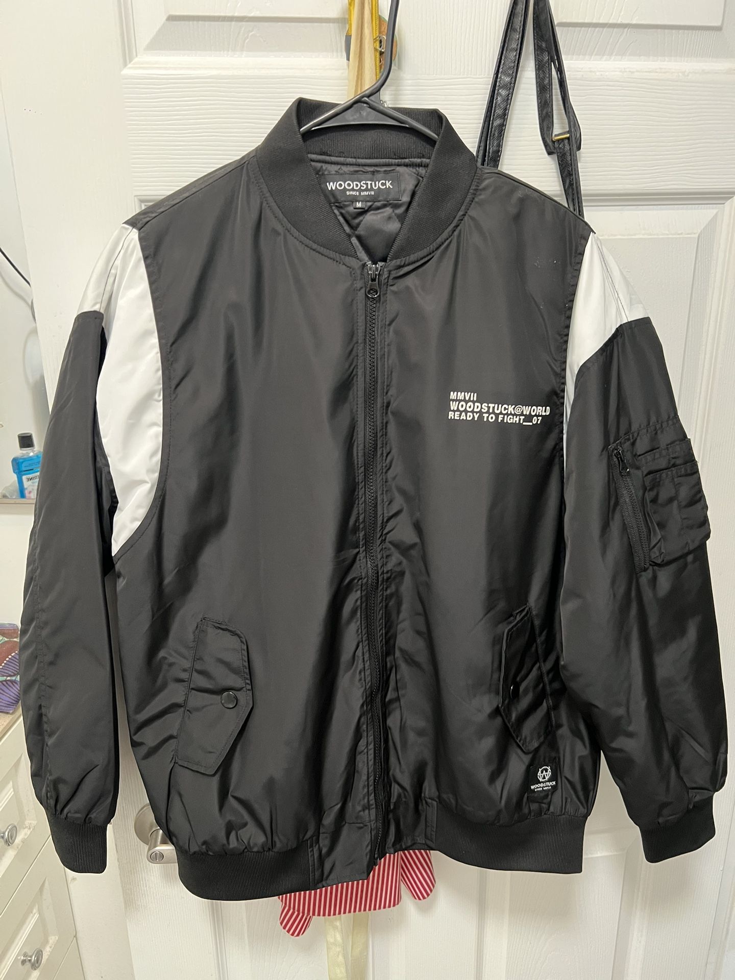 Wood Stuck Bomber Jacket