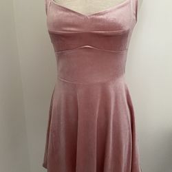 Pink Velvet dress