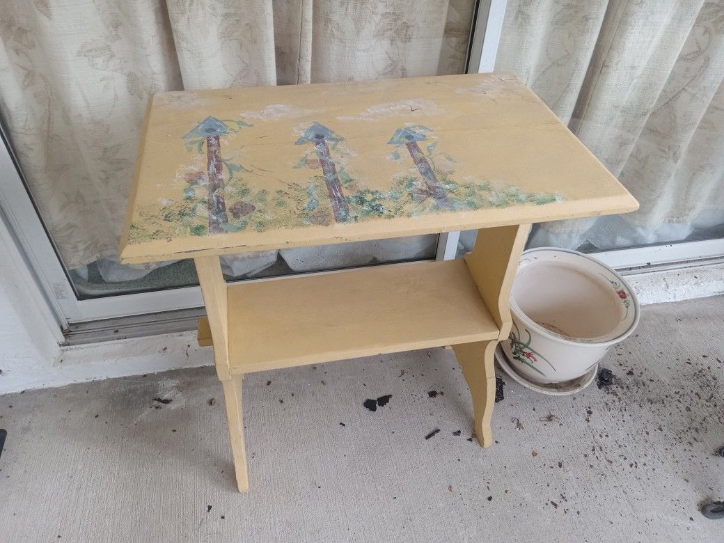 Solid Wood Table Paint Ed Birdhouses