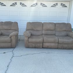 Microfiber Couch And Chair