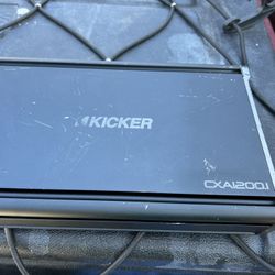 Kicker CXA1200.1 1200W RMS Class D CX-Series Monoblock Car Amplifier