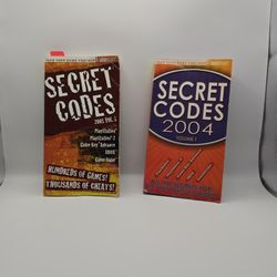 2004 & 2005 Secret Codes Books 