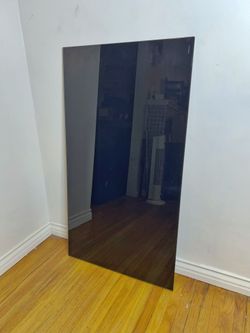 Like New Black Glass Table Top Only