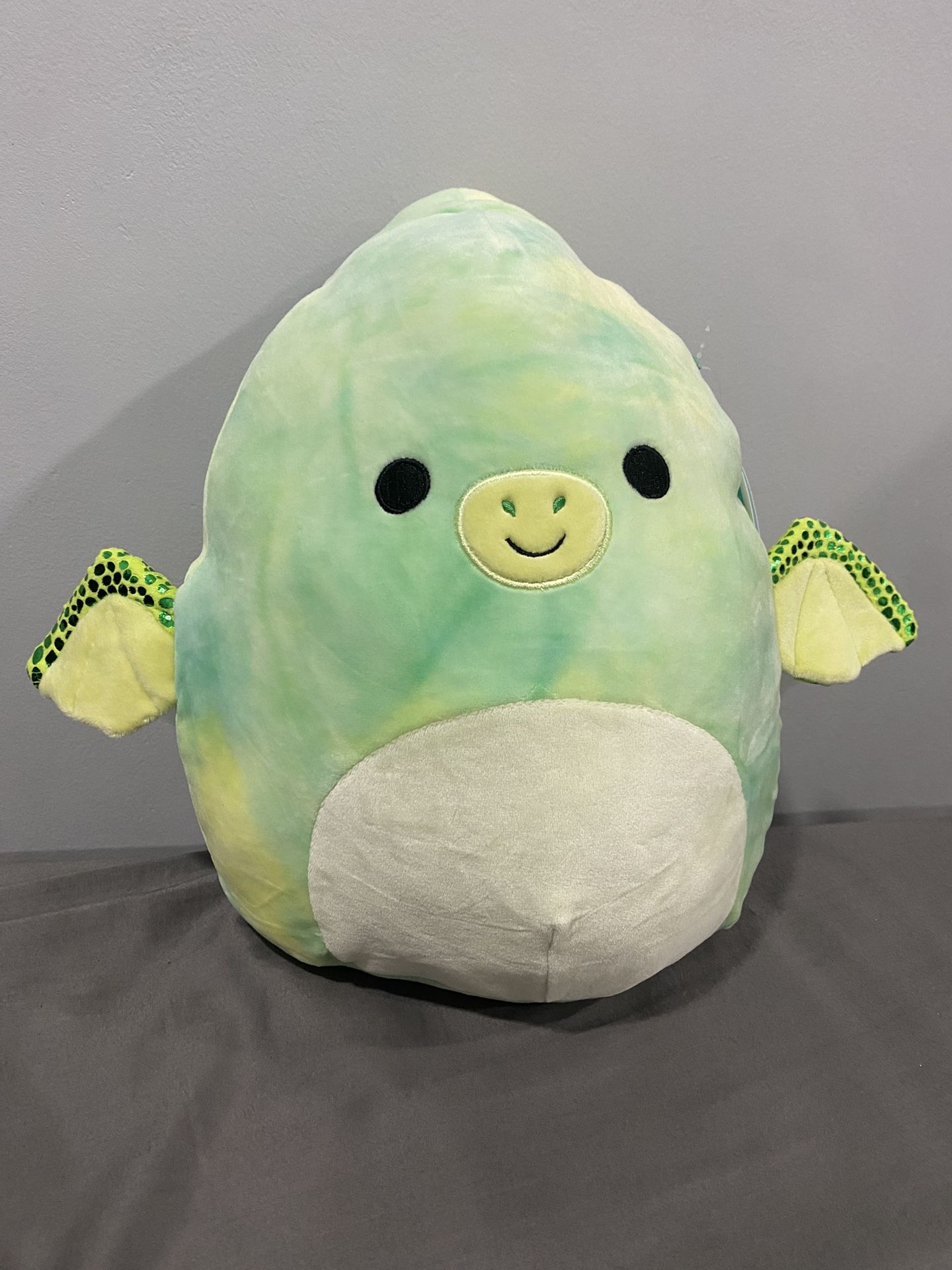 Big NEW Squishmallow 24" Fletcher The Pterodactyl Dinosaur Dragon Green Kellytoy