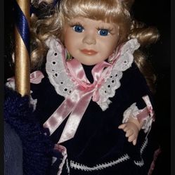 Horse And porcelain doll