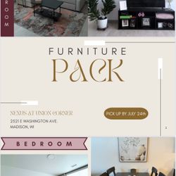 Full Furniture Bundle – Perfect for Newcomers in Madison