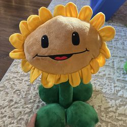 Plants vs Zombies Sunflower Plushy (jumbo Size)  