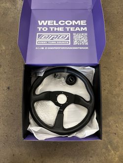 DND Steering Wheel and NRG Quick Release 2.0 HUB