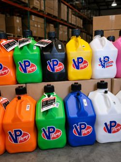 New 5-1/2 Gallon Capacity VP Racing  Fuel Gas Fuel Can Jugs ALL COLORS AVAILABLE