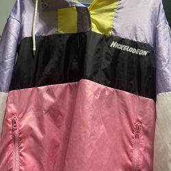 Nickelodeon windbreaker size medium