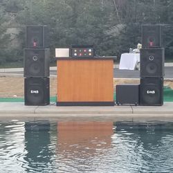 Dj Speakers Mixer 8 Channel Amp 