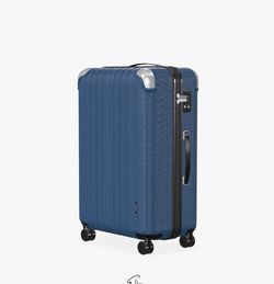 New LEVEL8 Grace Luggage, 28 Inch Hardside Suitcase, Abs+Pc Harshell Spinner Luggage with Tsa Lock, Spinner Wheels, Blue, 28 Inch