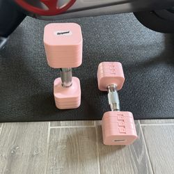 Upspeed Adjustable Dumbbell Pink 