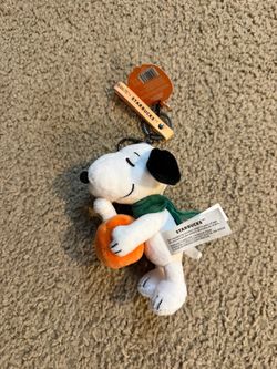 Starbucks Peanuts Snoopy & Woodstock Plush Clip-On Keychain, 2026