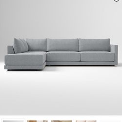 West Elm Soft Arm Sectional Sofa 