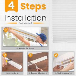 Touri 6-Pcs Pleated Shades — 36x72