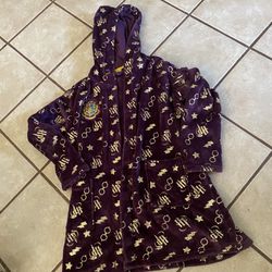 Woman’s Hoodie Fleece Robe Harry Potter Hogwarts Size S