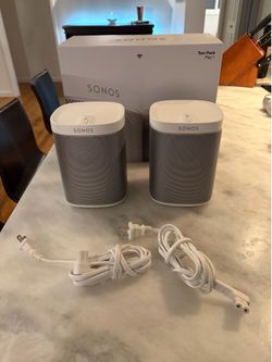 Sonos play 1 speaker set