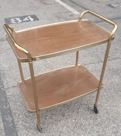1960's COSCO rolling serving cart