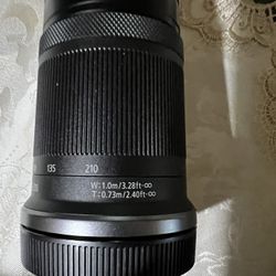 Cannon RF 55-210 F5-7.1 With K&F concept 55mm Nd Filter