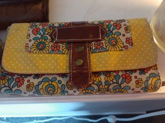 Hippie flower wallet