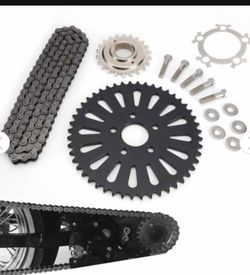 Harley Sportster Belt Chain Drive Transmission Sprocket Conversion Kit
