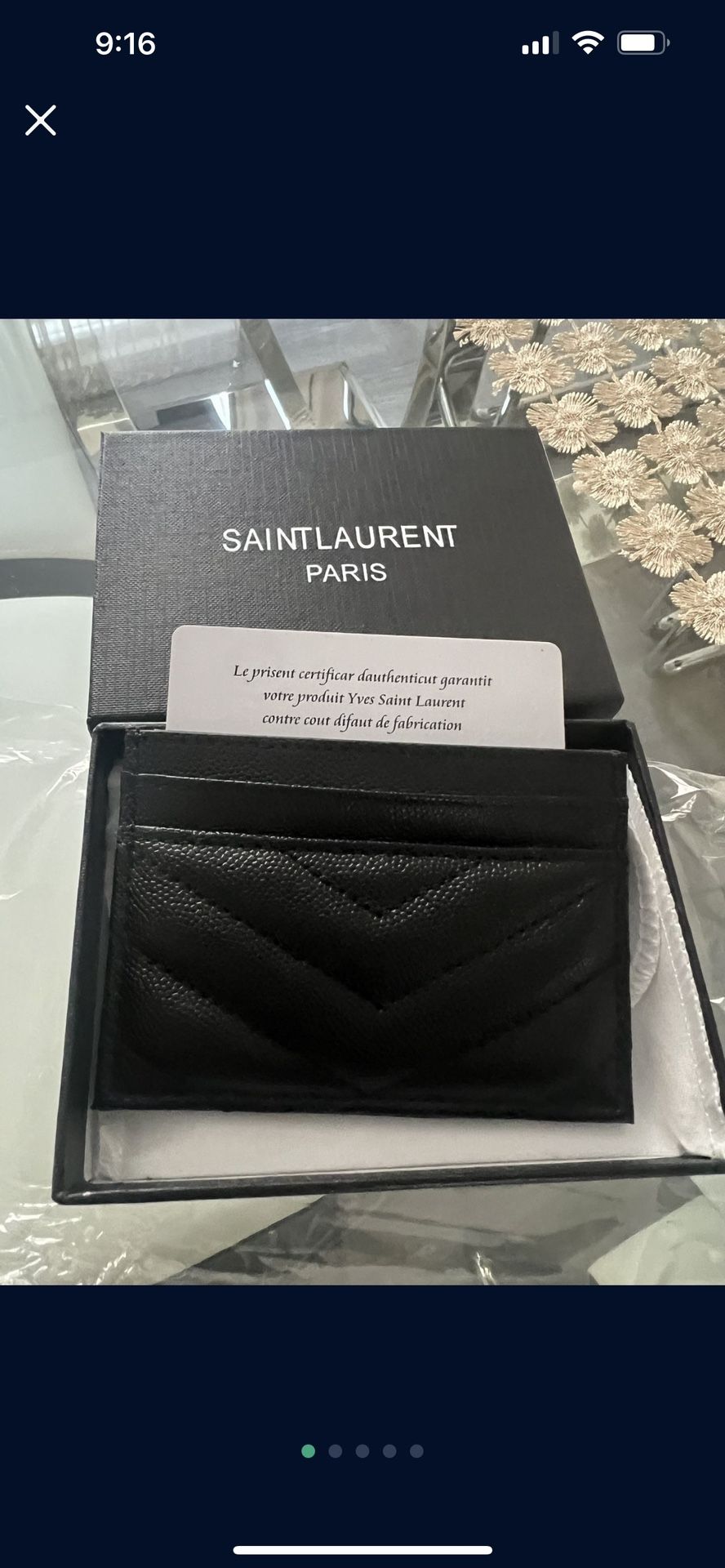 Mini leather small cardholder wallet
