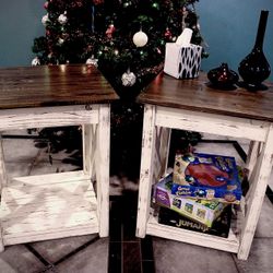 Hand Made (Barn Wood) End Tables