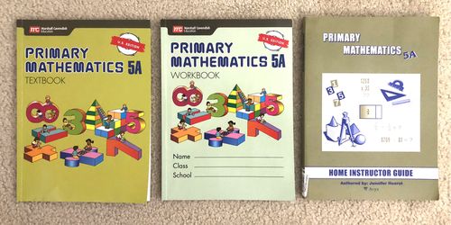 Home School 5th Grade Math Books