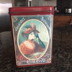 Vintage Coca Cola Tin Can 