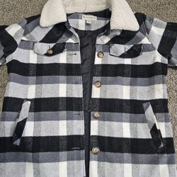 Koolaburra by UGG Plaid Sherpa Collar Quilted Jacket