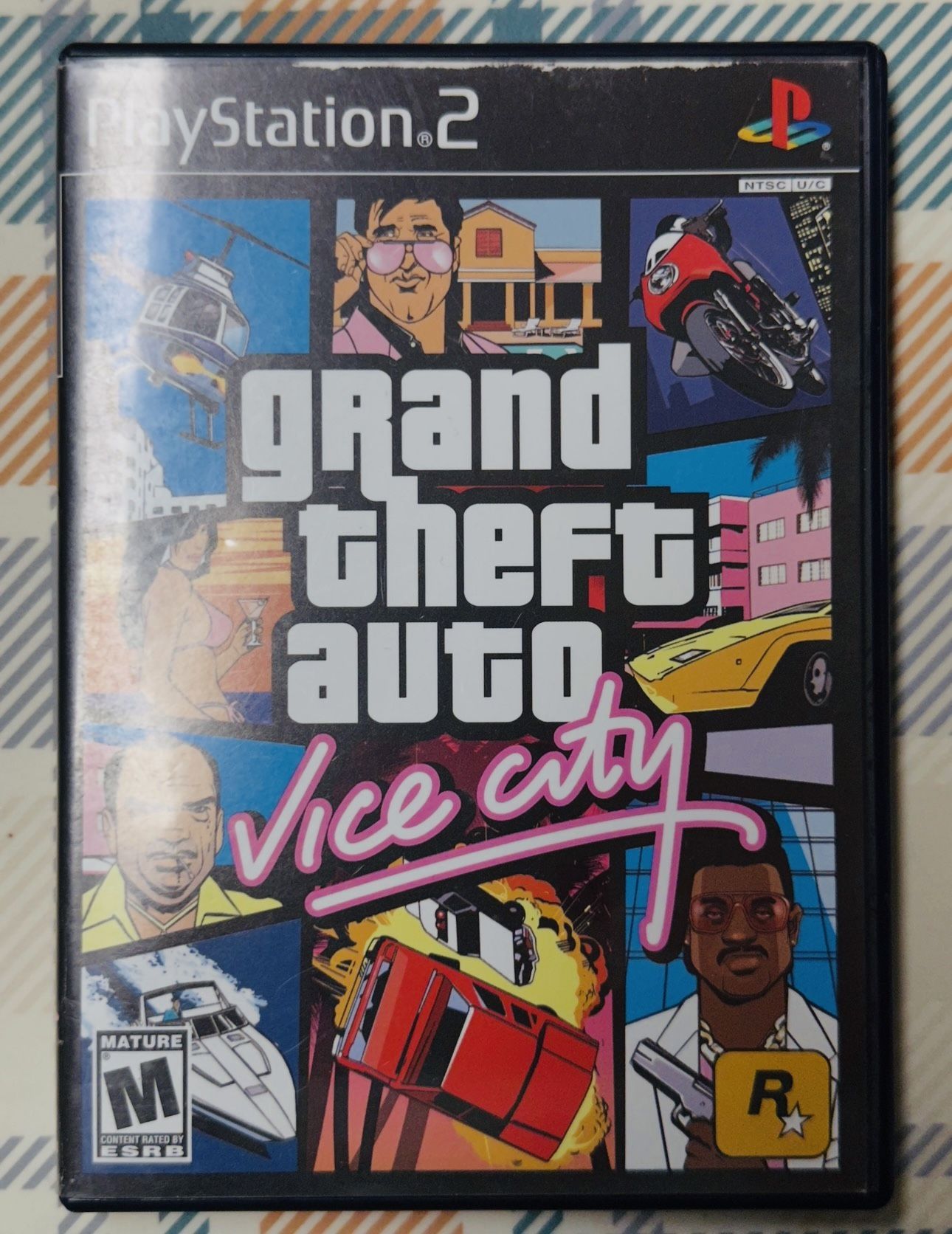 Grand Theft Auto: Vice City (Sony PlayStation 2, 2002) PS2 w/ Map Tested/Works