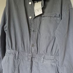 ZARA denim jumpsuit new.