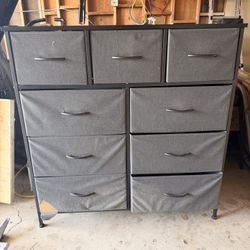 Dresser With Cloth Pullout Drawers