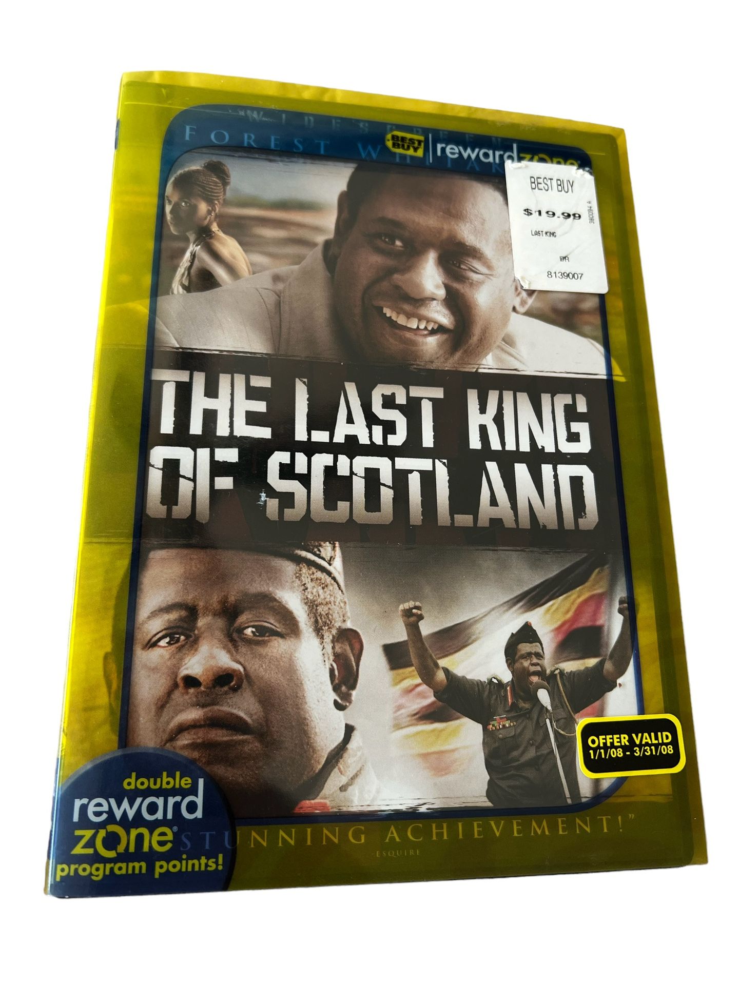 The Last King of Scotland (DVD, 2007, Widescreen). 20 th century fox B44 