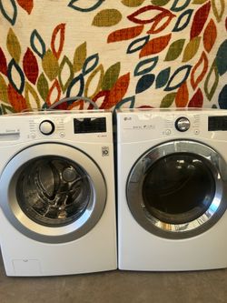 LG washer and dryer laundry
