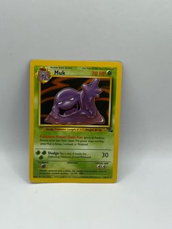Pokemon Fossil Muk Card #28