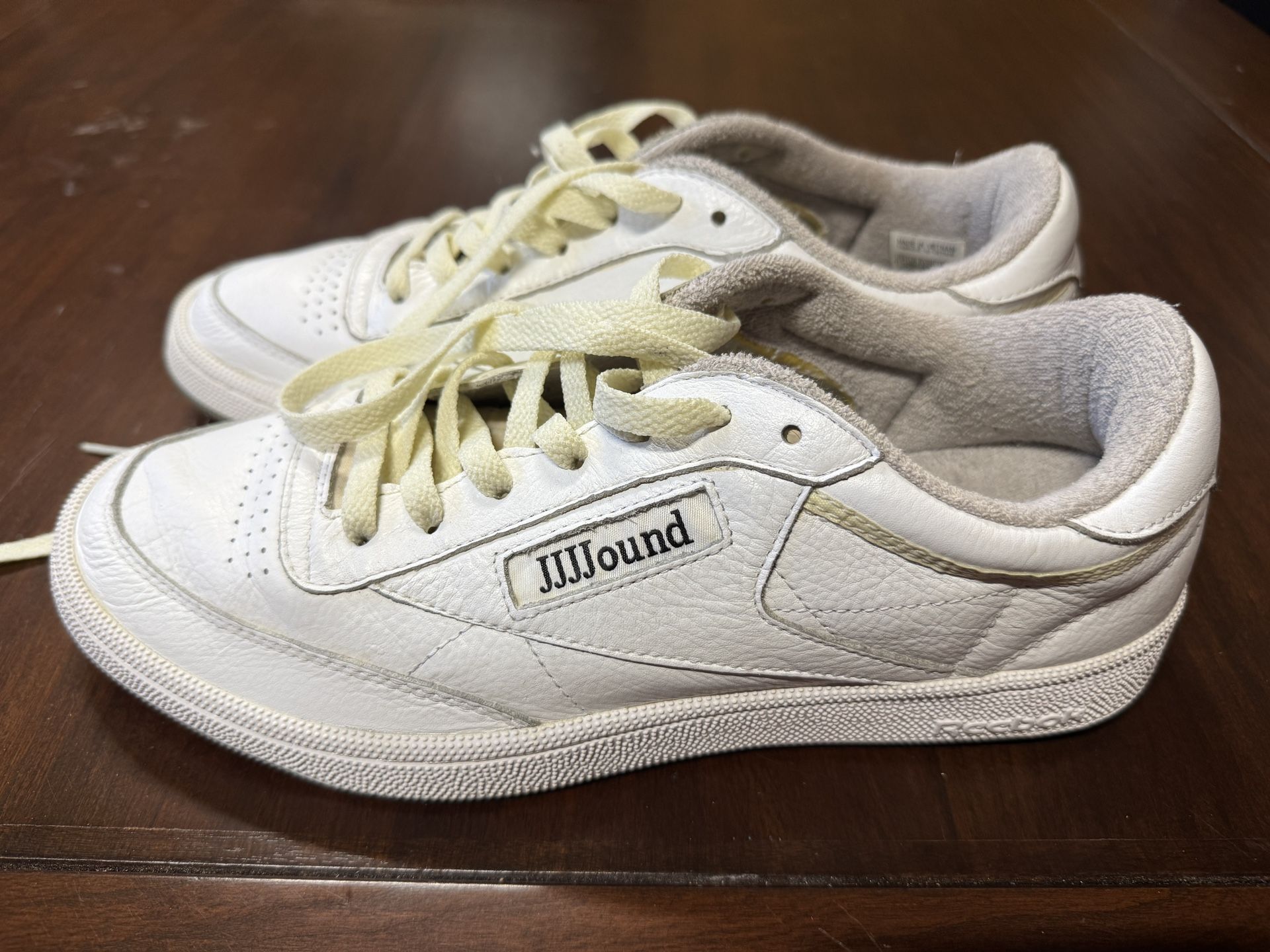 Jjjjound Reebok Club C 85 White, Space Grey Size 11.5
