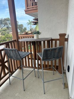 Outdoor Balcony Bar Set