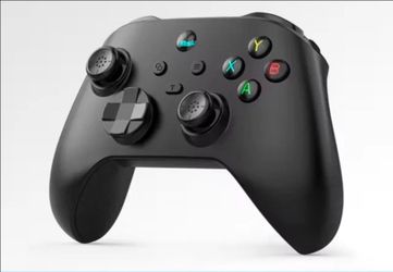 Black Wireless Xbox-Style Game Controller