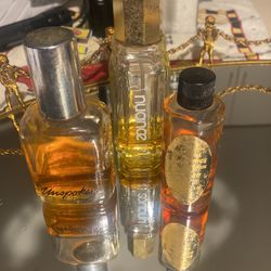 Vintage Bottles Of Colone Opened 