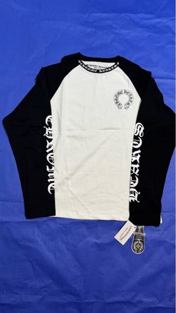 Black and white Chrome heart longsleeve