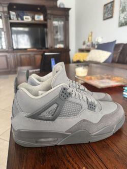 Nike Jordan 4 Retro SE Paris Olympic Wet Cement Grey Men’s