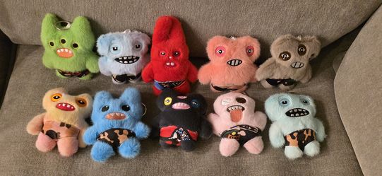 Fuggler 10 Plush Keychains